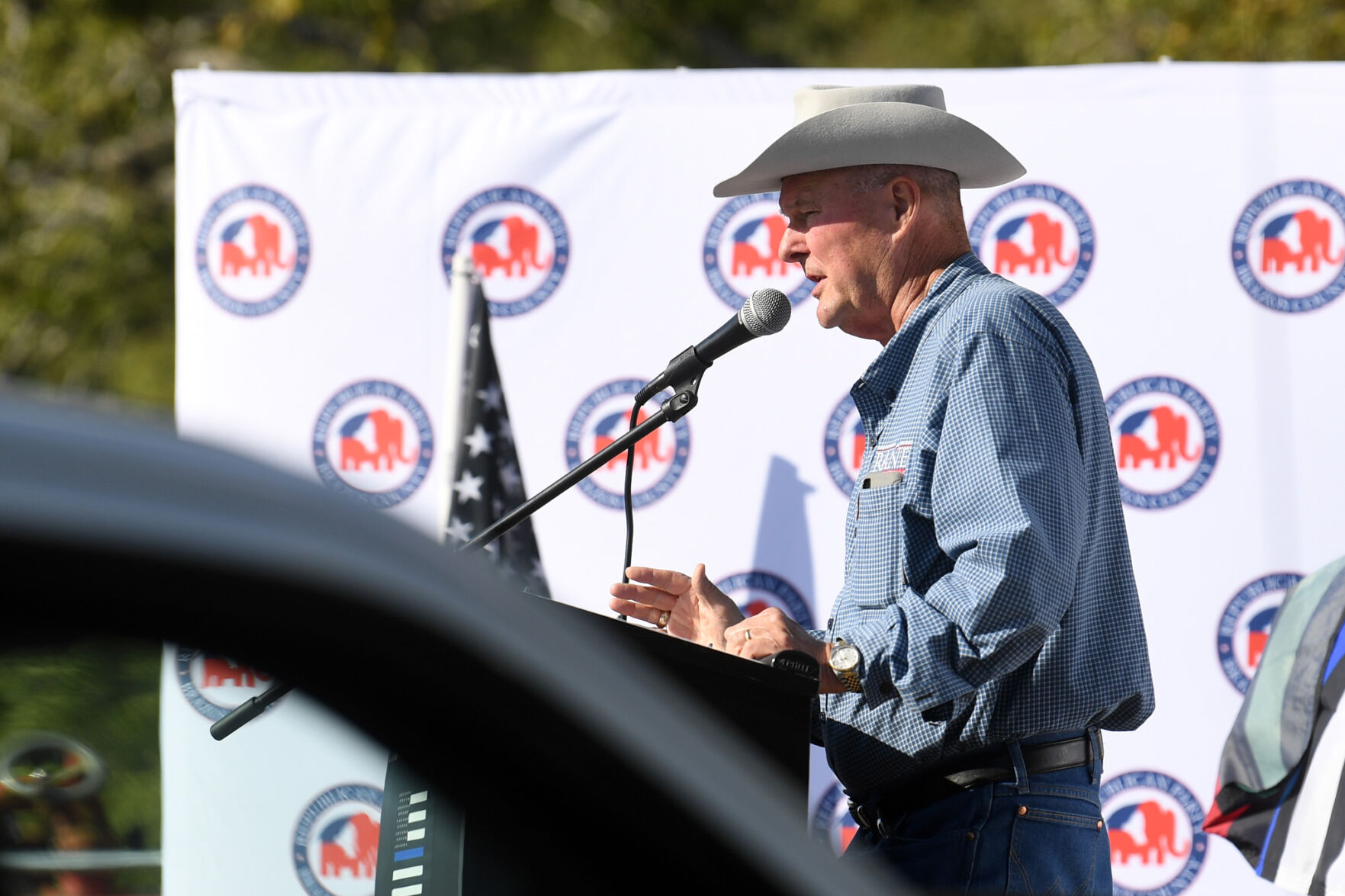 Back the Blue first responders rally